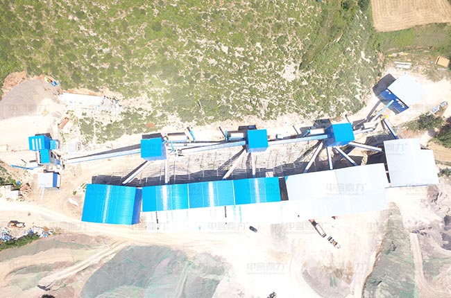 三門峽陜縣封閉式石料加工生產線