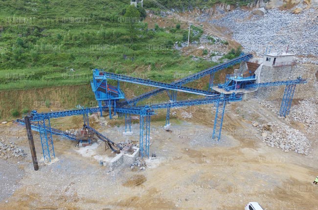 廣西崎源石料加工廠日產(chǎn)3000噸碎石機生產(chǎn)線