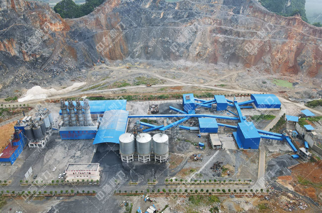 廣西登高新材料年產100萬噸制砂生產線項目