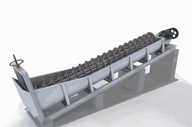 螺旋洗砂機工作原理圖