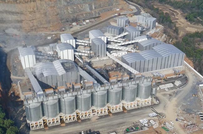 江西德安年產400萬噸砂石骨料生產線