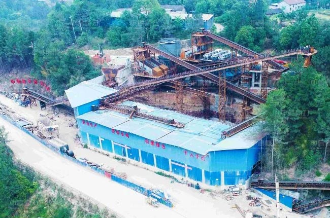 四川資中縣時產1000噸水洗砂石骨料生產線