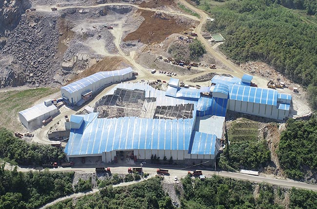 四川川東環保開發有限公司時產300噸砂石生產線