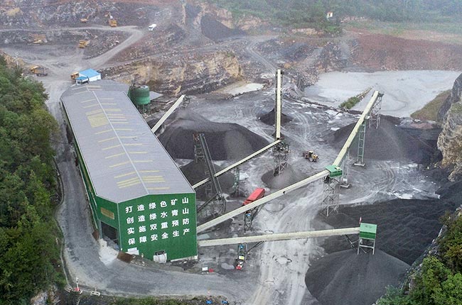 湖北宜昌市時產(chǎn)1200噸高標(biāo)砂石骨料生產(chǎn)線