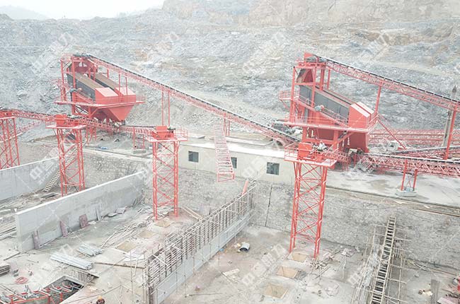 重慶榮建材時產1000噸砂石骨料生產線