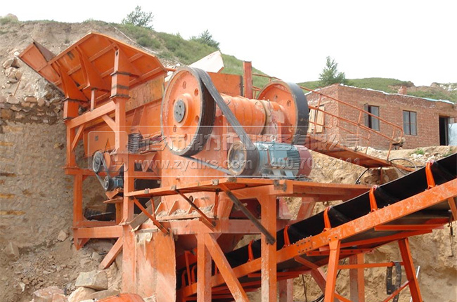 顎式破碎機(jī)工作原理 顎式破碎機(jī)工作原理