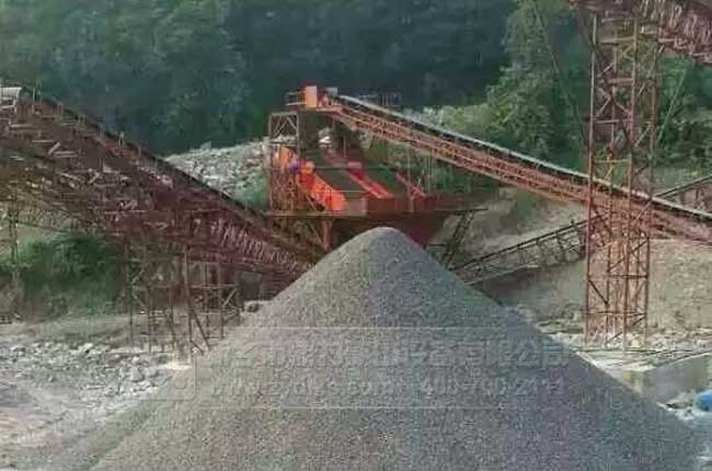 貴州遵義時產500噸砂石生產線 貴州遵義時產500噸砂石生產線