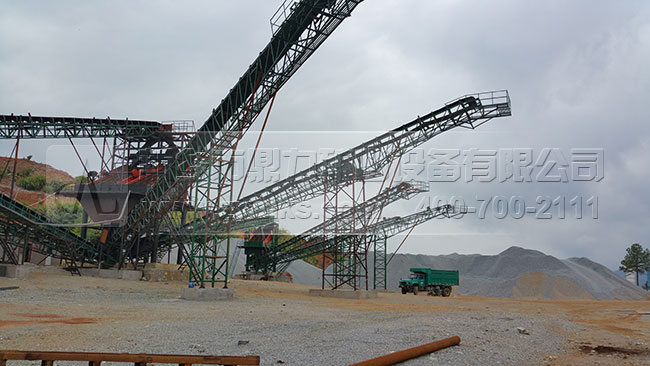 江西萍鄉(xiāng)蓮花縣時產250-320噸砂石生產線 江西萍鄉(xiāng)蓮花縣時產250-320噸砂石生產線