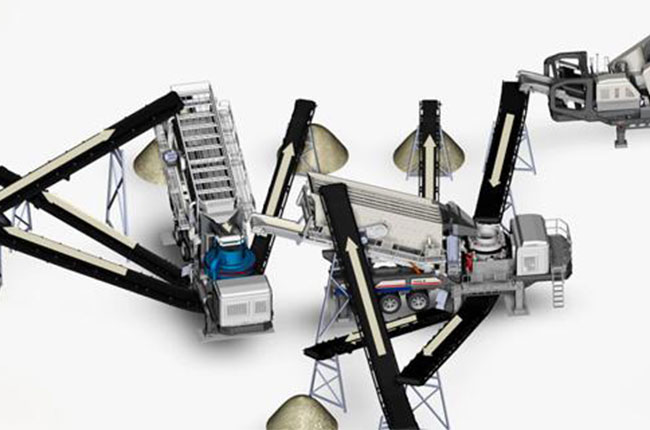 移動式石子破碎機 移動式石子破碎機