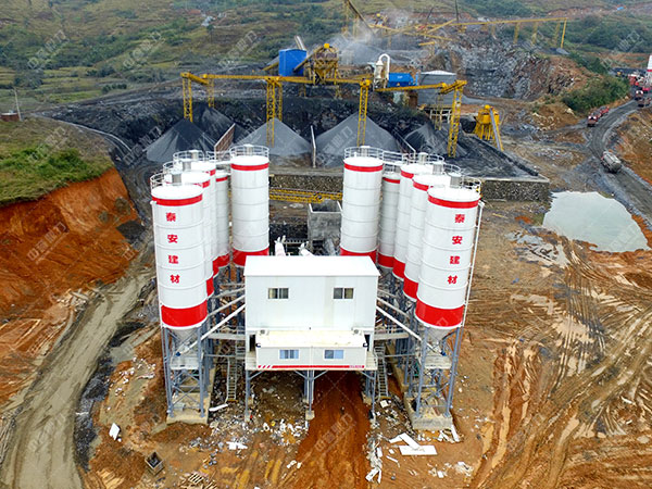 湖南省衡陽市耒陽市泰安建材時產500噸破碎制砂生產線