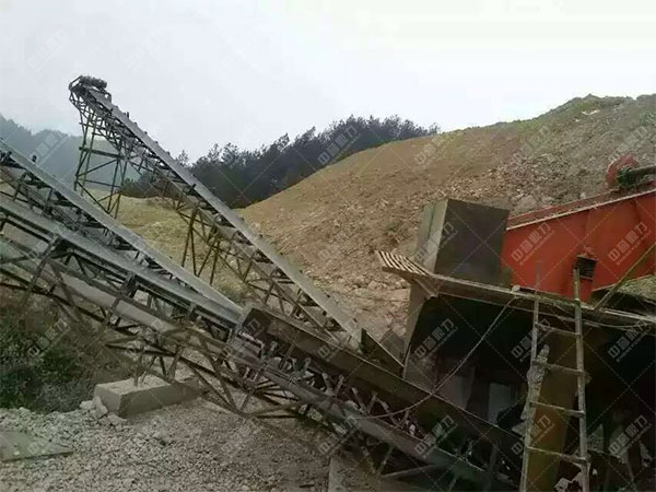 貴州遵義時產500噸砂石生產線