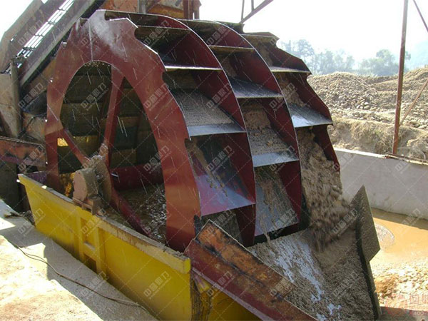 洗砂機類型之輪斗式洗砂機