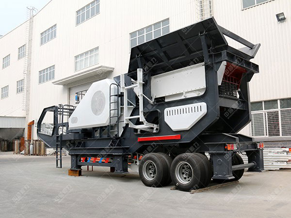 建筑輪胎式移動破碎站