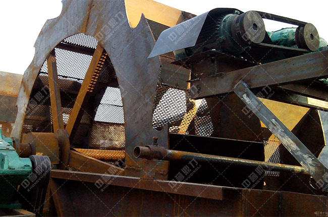 砂石料清洗、除雜用輪式洗砂機(jī)