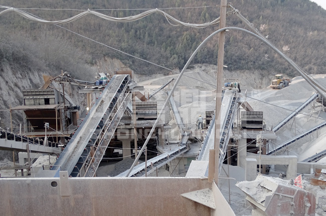 湖北鑫蘭礦業時產800噸碎石生產線